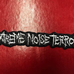 EXTREME NOISE TERROR...  Embroidered Patch  (grindcore)    U.K   4418