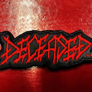 DECEASED...  Embroidered Patch  (death thrash)    U.S.A   4409