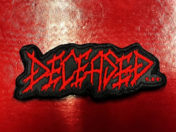 DECEASED...  Embroidered Patch  (death thrash)    U.S.A   4409
