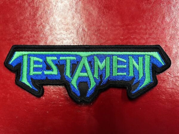 TESTAMENT...  Embroidered Patch  (thrash metal)    U.S.A  4405