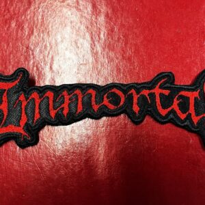 IMMORTAL...  Embroidered Patch  (black metal)    Norway   4392