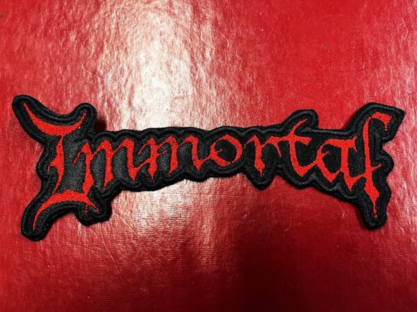 IMMORTAL...  Embroidered Patch  (black metal)    Norway   4392