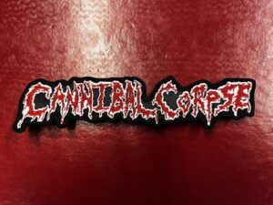 CANNIBAL CORPSE...  Embroidered Patch  (death metal)    U.S.A   4376