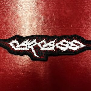 CARCASS...  Embroidered Patch  (death grind)    U.K   4399