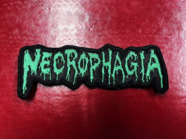 NECROPHAGIA...  Embroidered Patch  (death metal)    U.S.A   4513