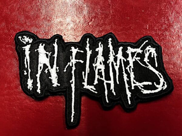 IN FLAMES...  Embroidered Patch  (death melodic)    Sweden  4421