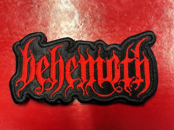 BEHEMOTH...  Embroidered Patch  (death black)    Poland   4378