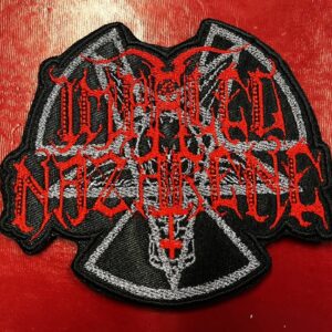 IMPALED NAZARENE...  Embroidered Patch  (black metal)    Finland   4345