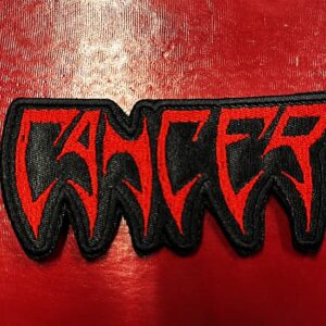 CANCER...  Embroidered Patch  (death thrash)    U.K   4412