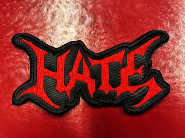 HATE...  Embroidered Patch  (death metal)    Poland   4383