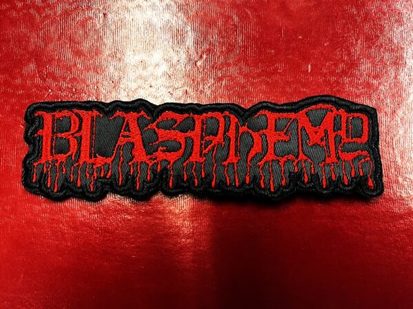 BLASPHEMY...  Embroidered Patch  (war metal)    Canada   4370