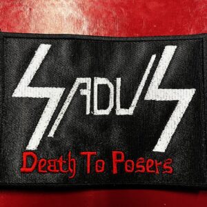 SADUS...  Embroidered Patch  (thrash metal)    U.S.A   4386