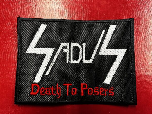 SADUS...  Embroidered Patch  (thrash metal)    U.S.A   4386