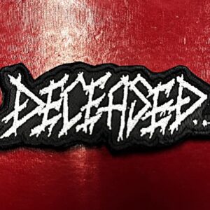 DECEASED...  Embroidered Patch  (death thrash)    U.S.A   4425