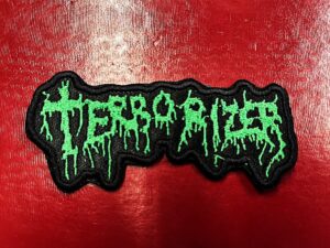 TERRORIZER...  Embroidered Patch  (death grind)    U.S.A   4390