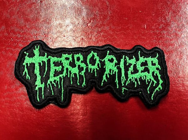 TERRORIZER...  Embroidered Patch  (death grind)    U.S.A   4390