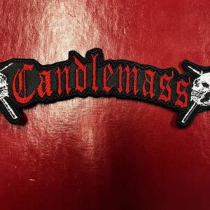 CANDLEMASS...  Embroidered Patch  (doom metal)    Sweden  4436
