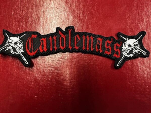 CANDLEMASS...  Embroidered Patch  (doom metal)    Sweden  4436
