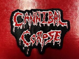 CANNIBAL CORPSE...  Embroidered Patch  (death metal)    U.S.A   4365
