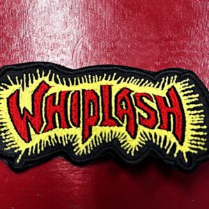 WHIPLASH...  Embroidered Patch  (thrash metal)    U.S.A  4440