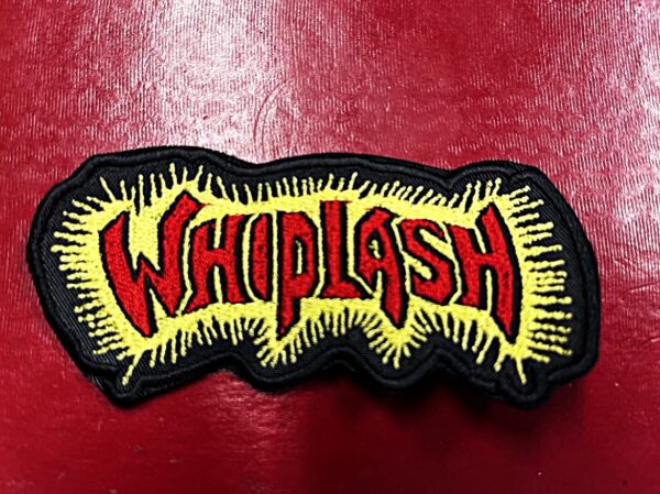WHIPLASH...  Embroidered Patch  (thrash metal)    U.S.A  4440