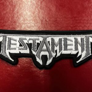 TESTAMENT...  Embroidered Patch  (thrash metal)    U.S.A  4423