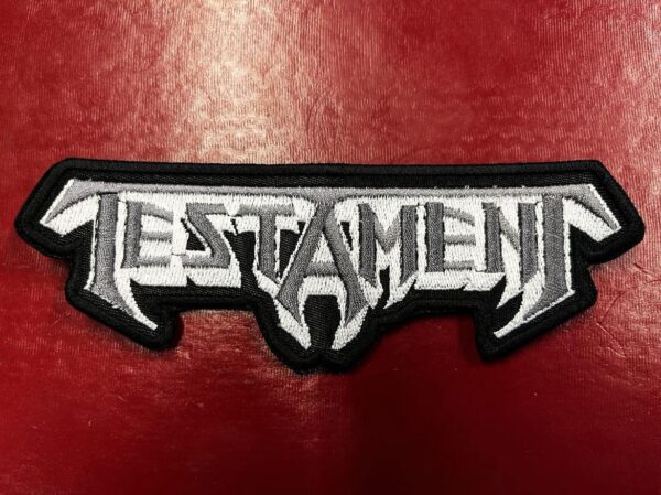 TESTAMENT...  Embroidered Patch  (thrash metal)    U.S.A  4423