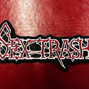 SEXTRASH...  Embroidered Patch  (death trash)    Brazil  4368