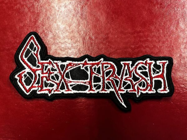 SEXTRASH...  Embroidered Patch  (death trash)    Brazil  4368