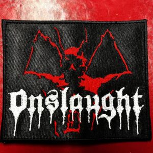 ONSLAUGHT...  Embroidered Patch  (thrash metal)    U.K   4373
