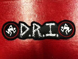 D.R.I...  Embroidered Patch  (crossover)    U.S.A   4350