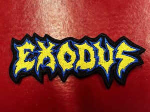 EXODUS...  Embroidered Patch  (thrash metal)    U.S.A   4379