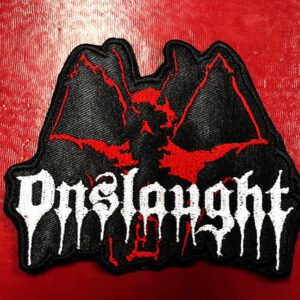 ONSLAUGHT...  Embroidered Patch  (thrash metal)    U.K   4355