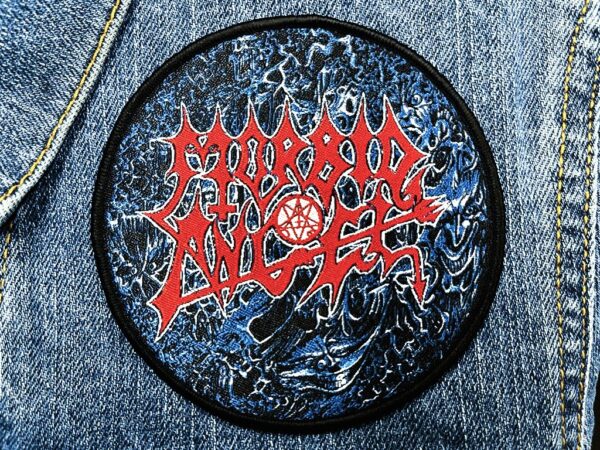 MORBID ANGEL...  Woven Patch  (death black)    U.S.A   (4044)