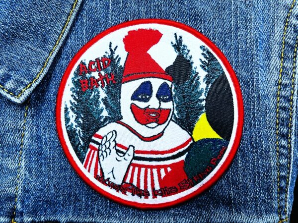 ACID BATH...  Woven Patch  (sludge metal)  U.S.A   4053