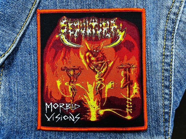 SEPULTURA...  Woven Patch  (death thrash)    Brazil   (594)