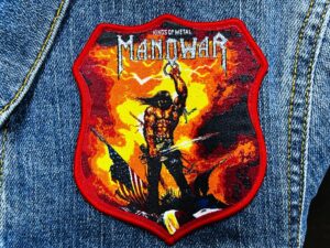 MANOWAR...  Woven Patch  (heavy metal)   U.S.A   (4058)