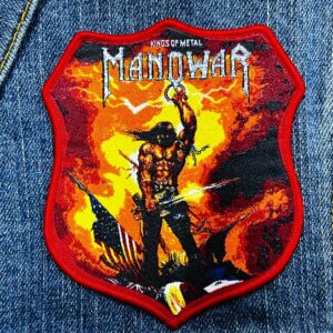 MANOWAR...  Woven Patch  (heavy metal)   U.S.A   (4058)
