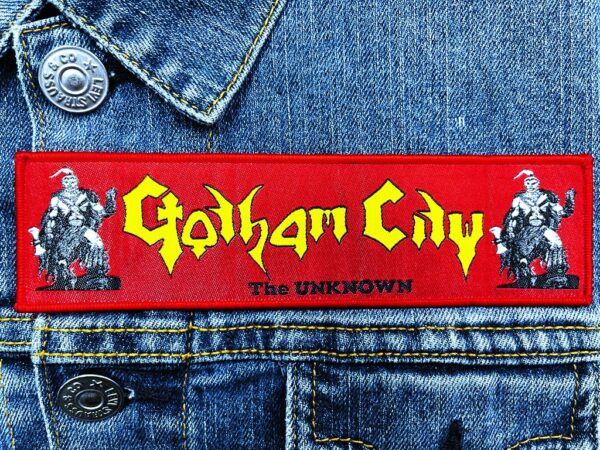GOTHAM CITY...  Woven Patch  (heavy metal)    Sweden   (2092)