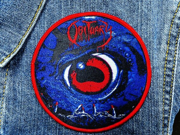 OBITUARY...  Woven Patch  (death metal)   U.S.A   (3201)
