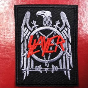 SLAYER...  Embroidered patch  (thrash metal) U.S.A   3592