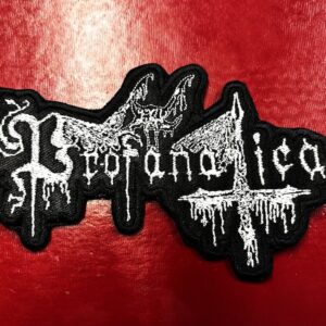 PROFANATICA...  Embroidered Patch  (black metal)    U.S.A   4446