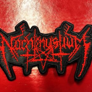 NACHTMYSTIUM...  Embroidered Patch  (black metal)    U.S.A   4479