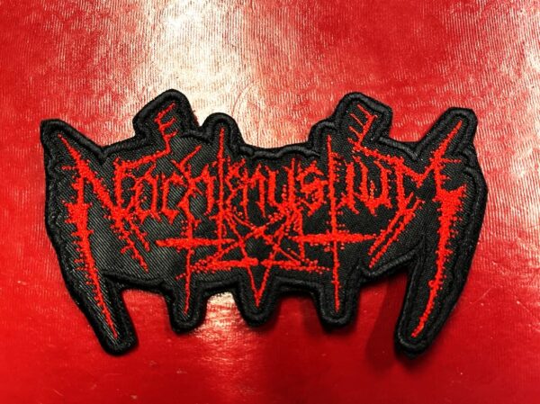 NACHTMYSTIUM...  Embroidered Patch  (black metal)    U.S.A   4479