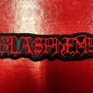 BLASPHEMY...  Embroidered Patch  (war metal)    Canada   4408