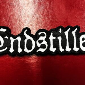 ENDSTILLE...  Embroidered Patch  (black metal)    Germany   4468