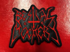 BESTIAL MOCKERY...  Embroidered Patch  (black metal)    Sweden   4462