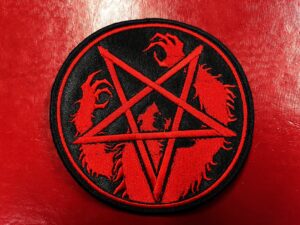 THE TRUE WEREWOLF...  Embroidered Patch  (black metal)    Finland   4476
