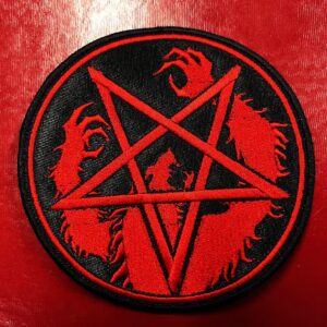 THE TRUE WEREWOLF...  Embroidered Patch  (black metal)    Finland   4476