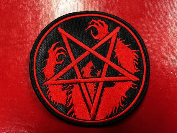 THE TRUE WEREWOLF...  Embroidered Patch  (black metal)    Finland   4476